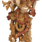 Handmade Brass Statue of Fluting Krishna 13 inches