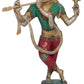 Handmade Brass Statue of Cosmic Krishna 17 Inches