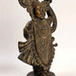 Fine Quality Handmade Patina Brass Statue of Shri Krishna as Shrinath Ji 13 Inches