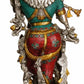 Brass Statue of Lord Krishna Playing the Flute 24 Inches