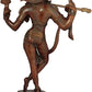 Handmade Double Chala Brass Statue of Lord Krishna in His Cosmic Form 18 inches