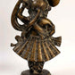 Fine Quality Handmade Patina Brass Statue of Shri Krishna as Shrinath Ji 13 Inches