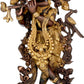 Handmade Brown gold Brass Statue of Peetambara Lord Krishna 13 inches