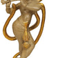 Handmade Brass Statue of Sri Krishna and Kaliya 15 Inches