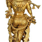 Handmade Brass Statue of Krishna Playing the Flute 24 inches