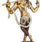 Handmade Amazing Brown silver gold Brass Statue of Lord Krishna in His Cosmic Form 18 inches