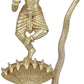 Natural Brass Statue Depicting Kaliya Vijaya Lila of Shri Krishna 13 inches