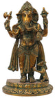 Brass Standing Ganesha Standing Erect 12 inches