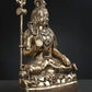 Brass Statue of Lord Shiva Sitting in a Blessing Gesture 17 Inches