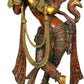 Handmade Brass Statue of Lord Krishna Playing the Flute 22 Inches