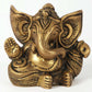 Brass Sculpture of Ganesha for Good Luck, Small Size 2 inches