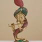 Handmade Brass Sculpture of Modern Krishna with Inlay Work 20 Inches