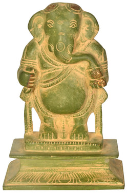 Brass Standing Ganesha 5 inches