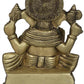 Brass Ganesha on Throne Sculpture