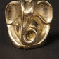 Small Brass Good Luck Ganesha Statue 1 inch