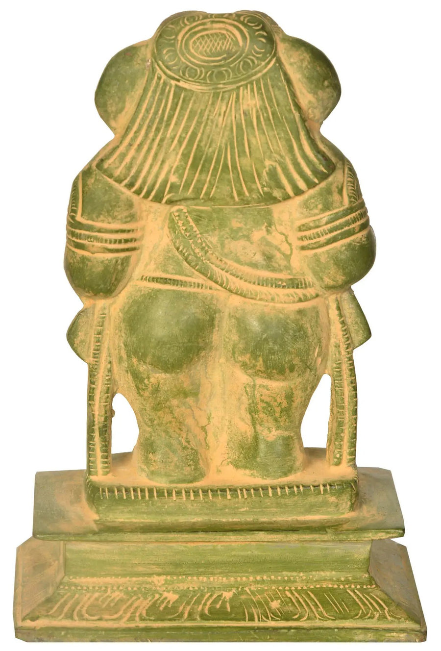 Brass Standing Ganesha 5 inches Craft Detail