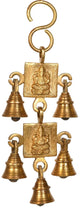 Brass Ganpati Hanging Bells 9 inches