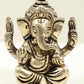 Miniature Brass Ganesha Statue 2 inches