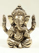 Miniature Brass Ganesha Statue 2 inches