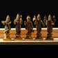 Set of Ten Small Brass Dashavatara Idols of Lord Vishnu 3 inches