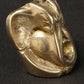 Small Brass Good Luck Ganesha Statue 1 inch