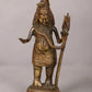 Small Tribal Lord Shiva Brass Statue 4 inches