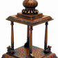 Handmade double chala Brass Vedika: Makeshift Altar 13 inches