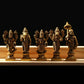 Set of Ten Small Brass Dashavatara Idols of Lord Vishnu 3 inches