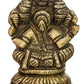 Small brass statue of Lord Ganesha with five faces 3 inches