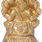 Brass statue of seated Ganesha with five heads 2 inches