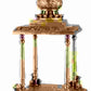 Handmade natural Brass Vedika: Makeshift Altar 13 inches