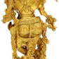 Gold Brass Statue of Murlidhar Krishna 18 Inches