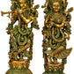 Handmade Brass Statue of Radha and Krishna 20 Inches