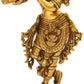 Brass Statue of Krishna Playing the Flute 9 Cm