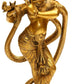 Brass Statue of Shri Krishna and Kaliya 15 inches