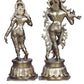 Brass Statue of Radha Krishna | Ideal for Home Temple 38 CM