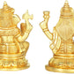 Brass Handmade Lakshmi Ganesha Pair 4 inches