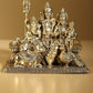 Superfine Brass Lord Shiva Family statue 6 inches