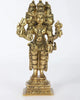 Brass Idols of the Trideva: Brahma, Vishnu, and Shiva 6 Inches