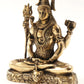 Brass Statue of Lord Shiva in Dhyana Mudra 8 Inches