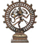 Handcrafted Double chala Brass Idol of Lord Shiva as Nataraja 9 inches