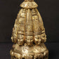 Ten-Faced Mukhalingam Natural Brass Idol | Handmade 7 inches