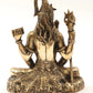 Brass Statue of Lord Shiva in Dhyana Mudra 8 Inches