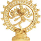 Handcrafted Natural Brass Idol of Lord Shiva as Nataraja 9 inches