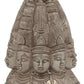 Ten-Faced Mukhalingam alluring silver Brass Idol | Handmade 7 inches