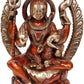 Handmade Brass Idols of Ganesha in the Lap of His Father Shiva 12 Inches