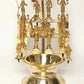 Brass Oil Lamp Featuring Vishnu Dashavatar 19 Inches