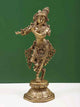 Brass Sculpture of Lord Krishna 9 Inches