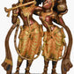 Handcrafted Brass Statue of Radha and Krishna 12 Inches