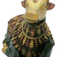 Handmade Henna touch Brass Statue of Nandi, the Vehicle of Lord Shiva 10 Inches